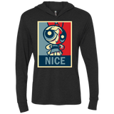 T-Shirts Vintage Black / X-Small Nice Powerpuff Triblend Long Sleeve Hoodie Tee