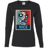 T-Shirts Black / S Nice Powerpuff Women's Long Sleeve T-Shirt