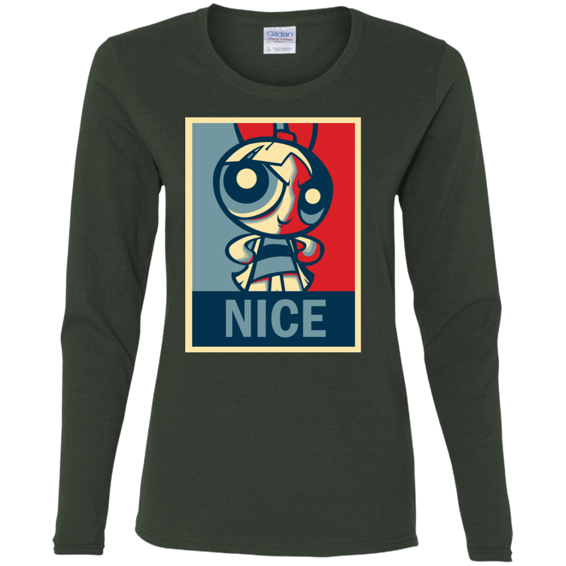 T-Shirts Forest / S Nice Powerpuff Women's Long Sleeve T-Shirt