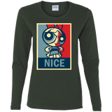 T-Shirts Forest / S Nice Powerpuff Women's Long Sleeve T-Shirt