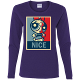 T-Shirts Purple / S Nice Powerpuff Women's Long Sleeve T-Shirt