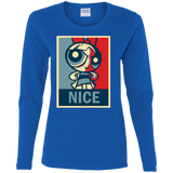 T-Shirts Royal / S Nice Powerpuff Women's Long Sleeve T-Shirt