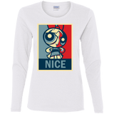 T-Shirts White / S Nice Powerpuff Women's Long Sleeve T-Shirt