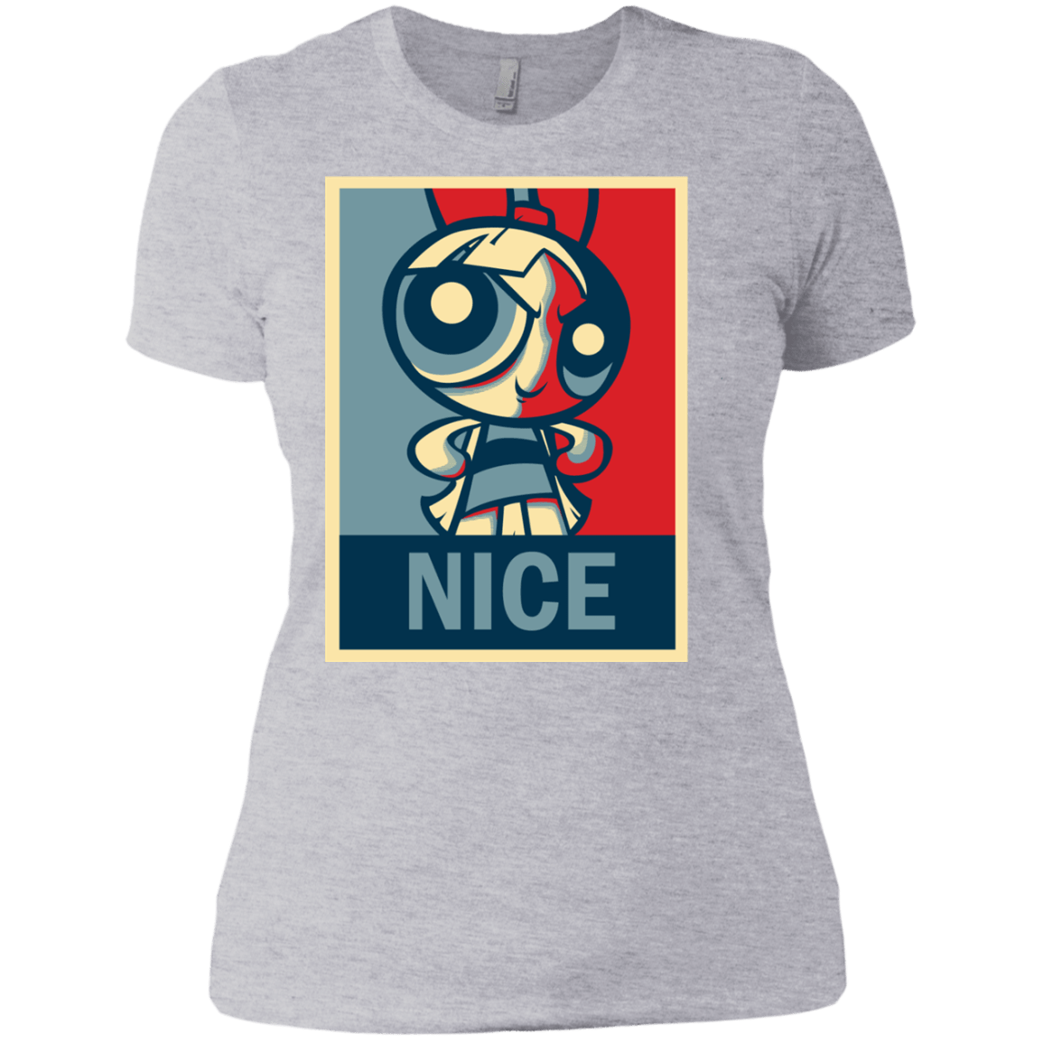 T-Shirts Heather Grey / X-Small Nice Powerpuff Women's Premium T-Shirt