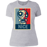 T-Shirts Heather Grey / X-Small Nice Powerpuff Women's Premium T-Shirt