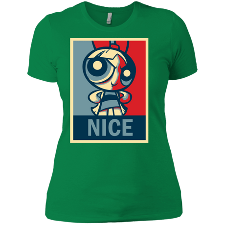 T-Shirts Kelly Green / X-Small Nice Powerpuff Women's Premium T-Shirt