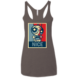 T-Shirts Macchiato / X-Small Nice Powerpuff Women's Triblend Racerback Tank