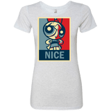 T-Shirts Heather White / S Nice Powerpuff Women's Triblend T-Shirt