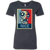 T-Shirts Vintage Navy / S Nice Powerpuff Women's Triblend T-Shirt
