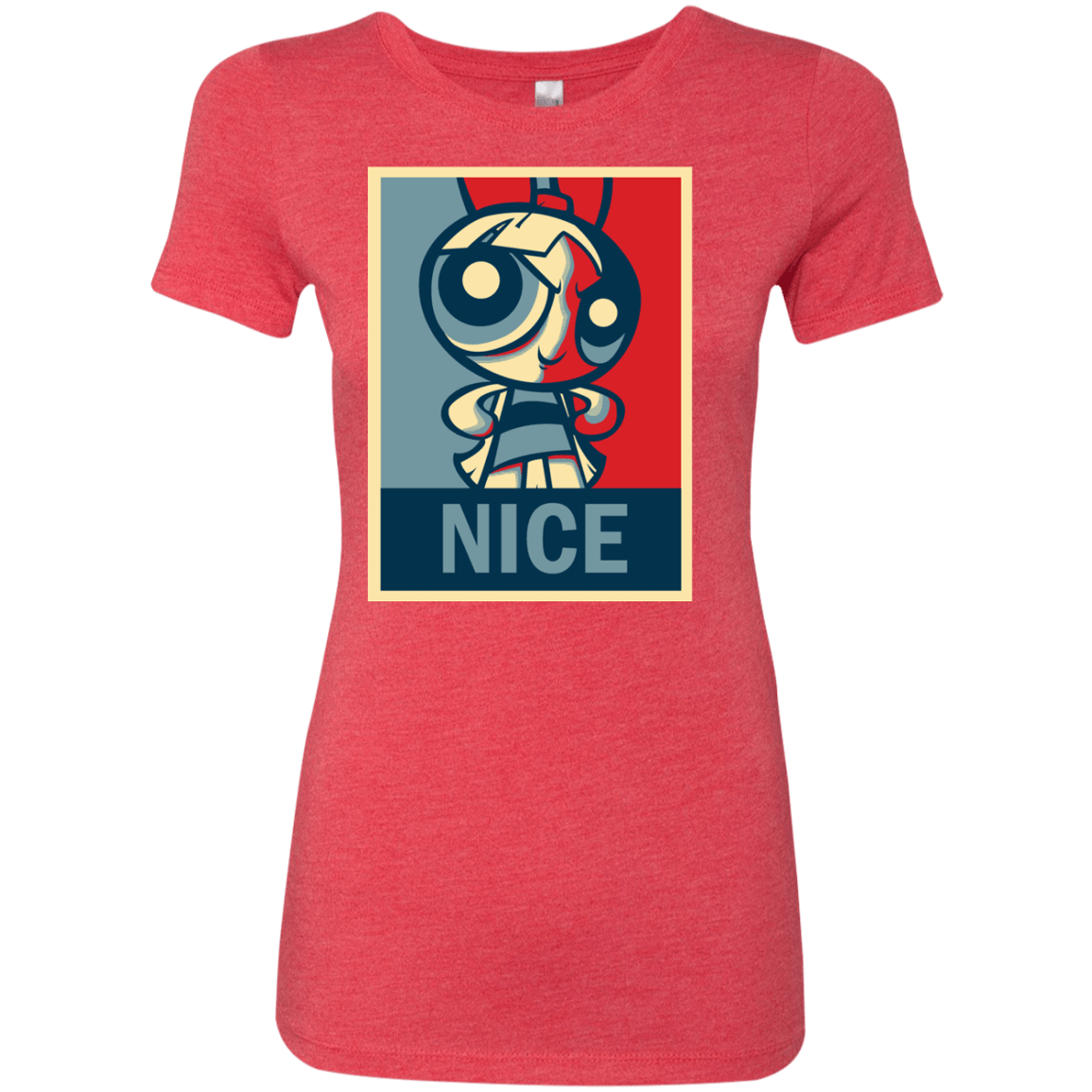 T-Shirts Vintage Red / S Nice Powerpuff Women's Triblend T-Shirt