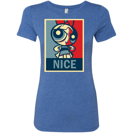 T-Shirts Vintage Royal / S Nice Powerpuff Women's Triblend T-Shirt