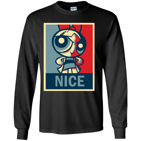 T-Shirts Black / YS Nice Powerpuff Youth Long Sleeve T-Shirt