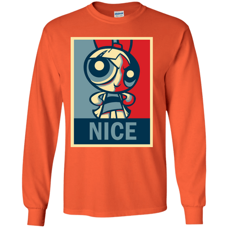 T-Shirts Orange / YS Nice Powerpuff Youth Long Sleeve T-Shirt