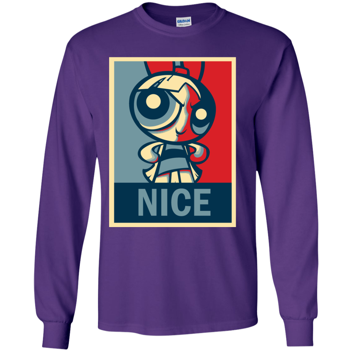 T-Shirts Purple / YS Nice Powerpuff Youth Long Sleeve T-Shirt