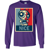 T-Shirts Purple / YS Nice Powerpuff Youth Long Sleeve T-Shirt