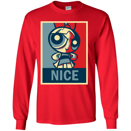 T-Shirts Red / YS Nice Powerpuff Youth Long Sleeve T-Shirt