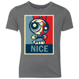 T-Shirts Premium Heather / YXS Nice Powerpuff Youth Triblend T-Shirt