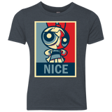 T-Shirts Vintage Navy / YXS Nice Powerpuff Youth Triblend T-Shirt