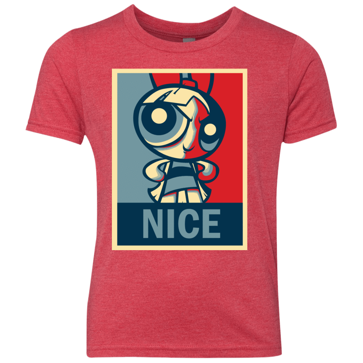 T-Shirts Vintage Red / YXS Nice Powerpuff Youth Triblend T-Shirt