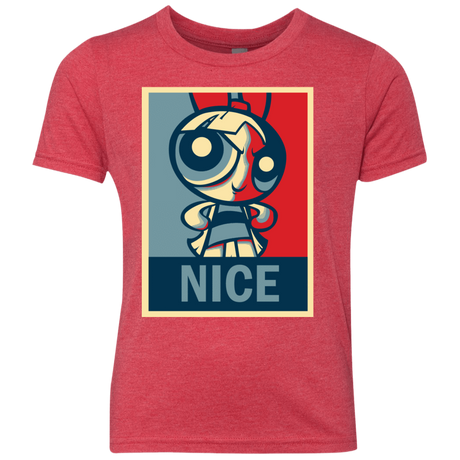 T-Shirts Vintage Red / YXS Nice Powerpuff Youth Triblend T-Shirt