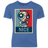 T-Shirts Vintage Royal / YXS Nice Powerpuff Youth Triblend T-Shirt