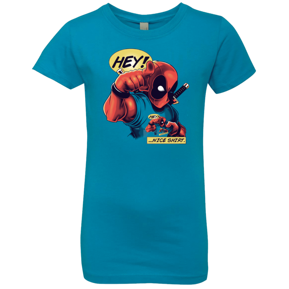 T-Shirts Turquoise / YXS Nice Shirt Girls Premium T-Shirt