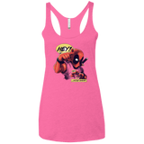 T-Shirts Vintage Pink / X-Small Nice Shirt Women's Triblend Racerback Tank