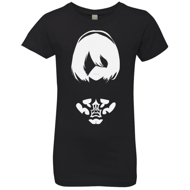 T-Shirts Black / YXS Nier Girls Premium T-Shirt