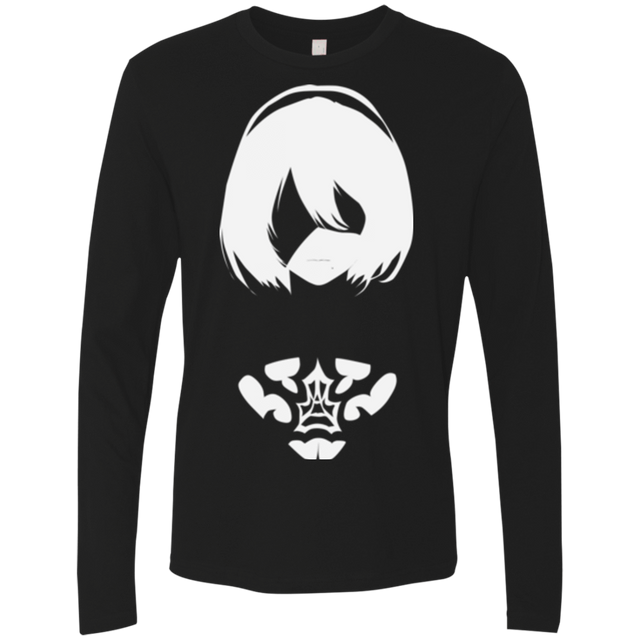 T-Shirts Black / Small Nier Men's Premium Long Sleeve