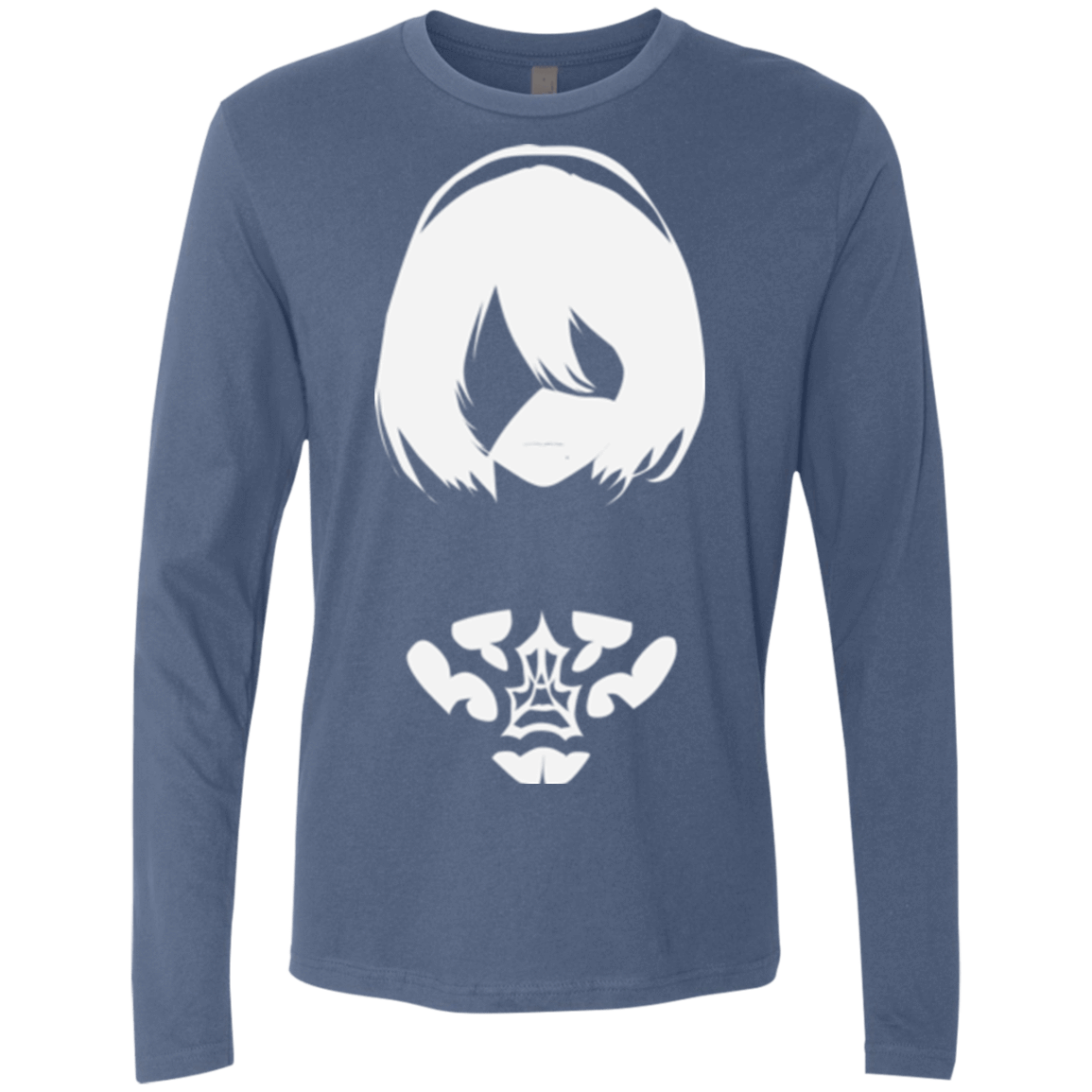 T-Shirts Indigo / Small Nier Men's Premium Long Sleeve