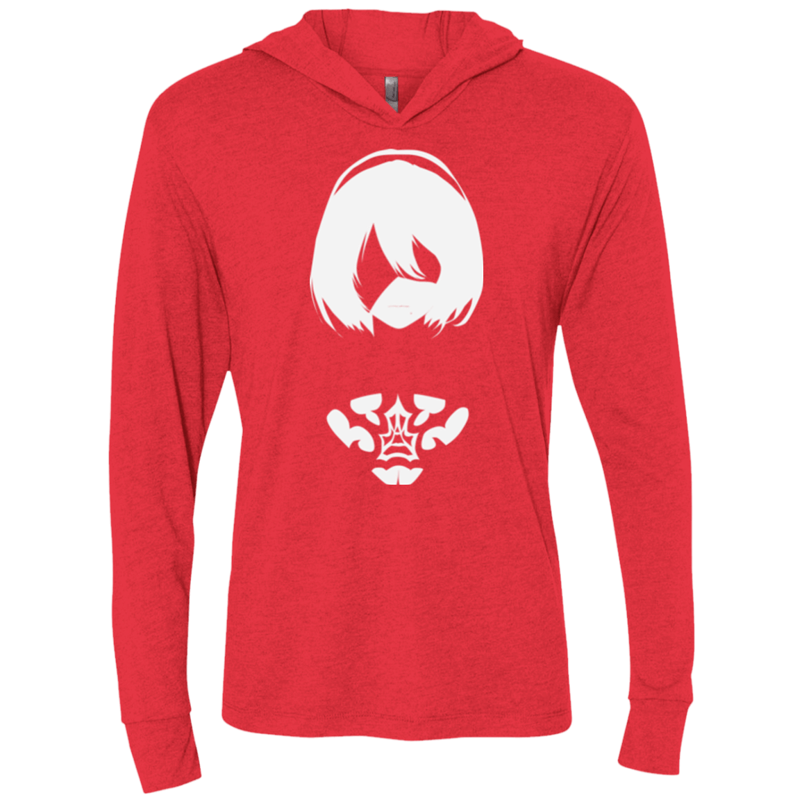 T-Shirts Vintage Red / X-Small Nier Triblend Long Sleeve Hoodie Tee