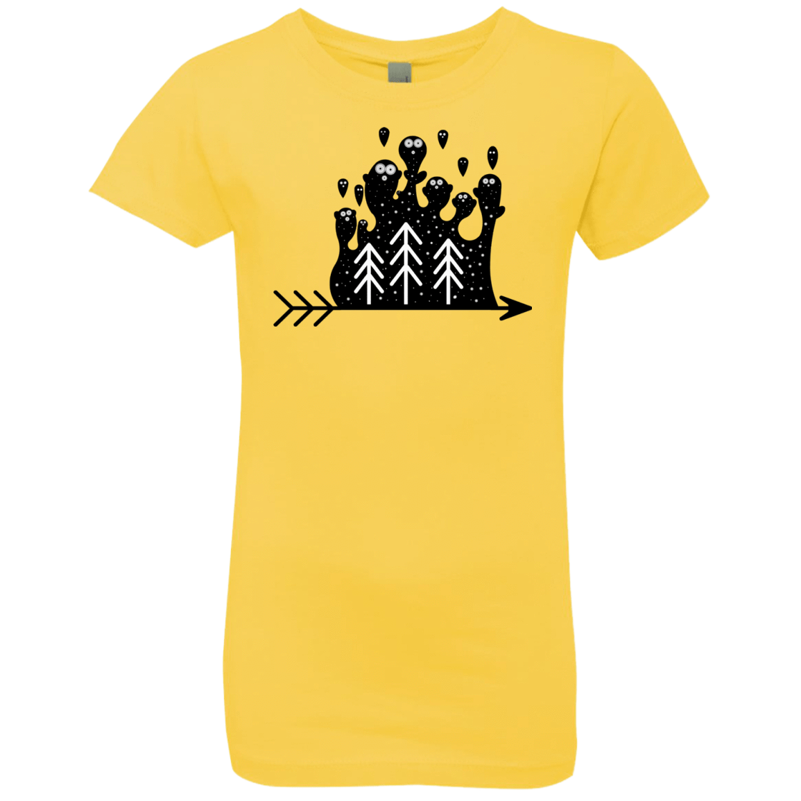 T-Shirts Vibrant Yellow / YXS Night Creatures Girls Premium T-Shirt