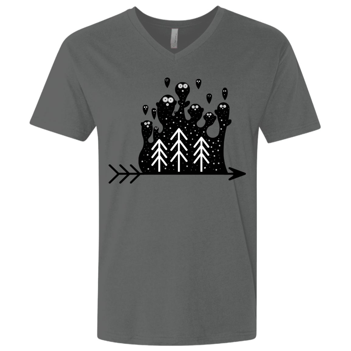 T-Shirts Heavy Metal / X-Small Night Creatures Men's Premium V-Neck