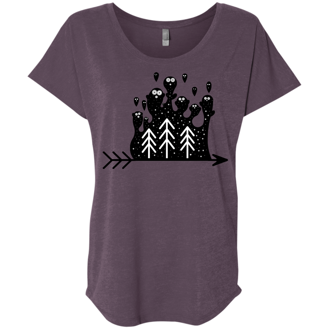 Night Creatures Triblend Dolman Sleeve