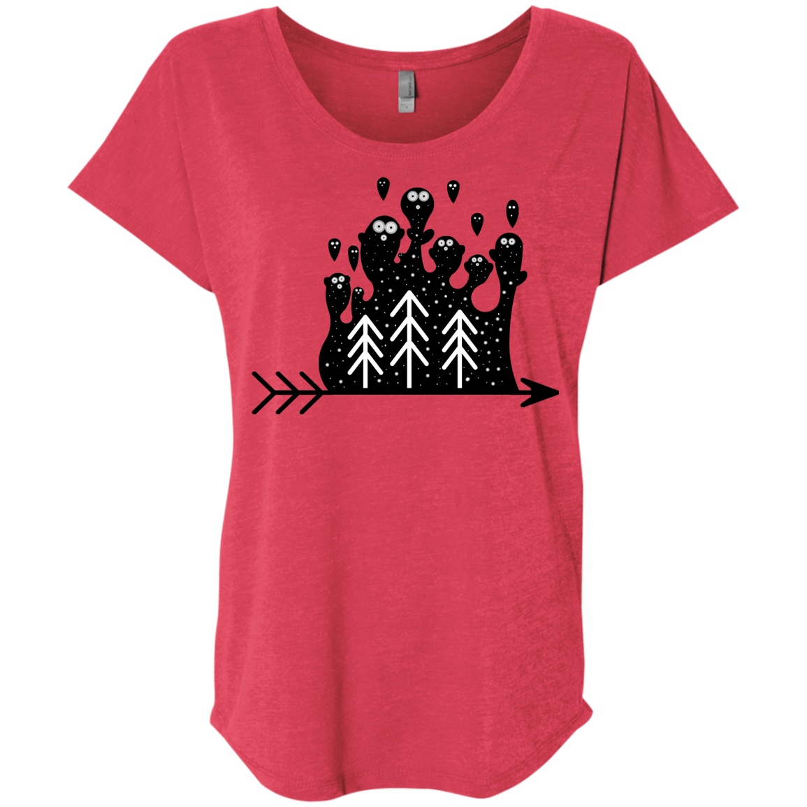 Night Creatures Triblend Dolman Sleeve