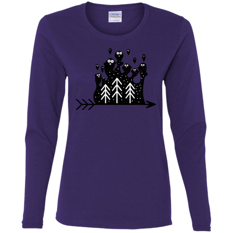T-Shirts Purple / S Night Creatures Women's Long Sleeve T-Shirt