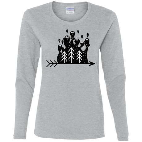 T-Shirts Sport Grey / S Night Creatures Women's Long Sleeve T-Shirt