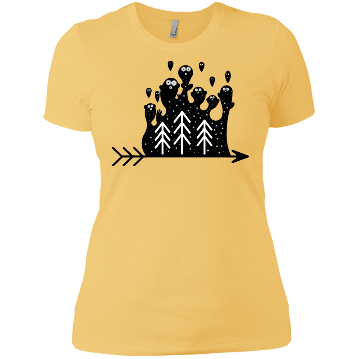 T-Shirts Banana Cream/ / X-Small Night Creatures Women's Premium T-Shirt