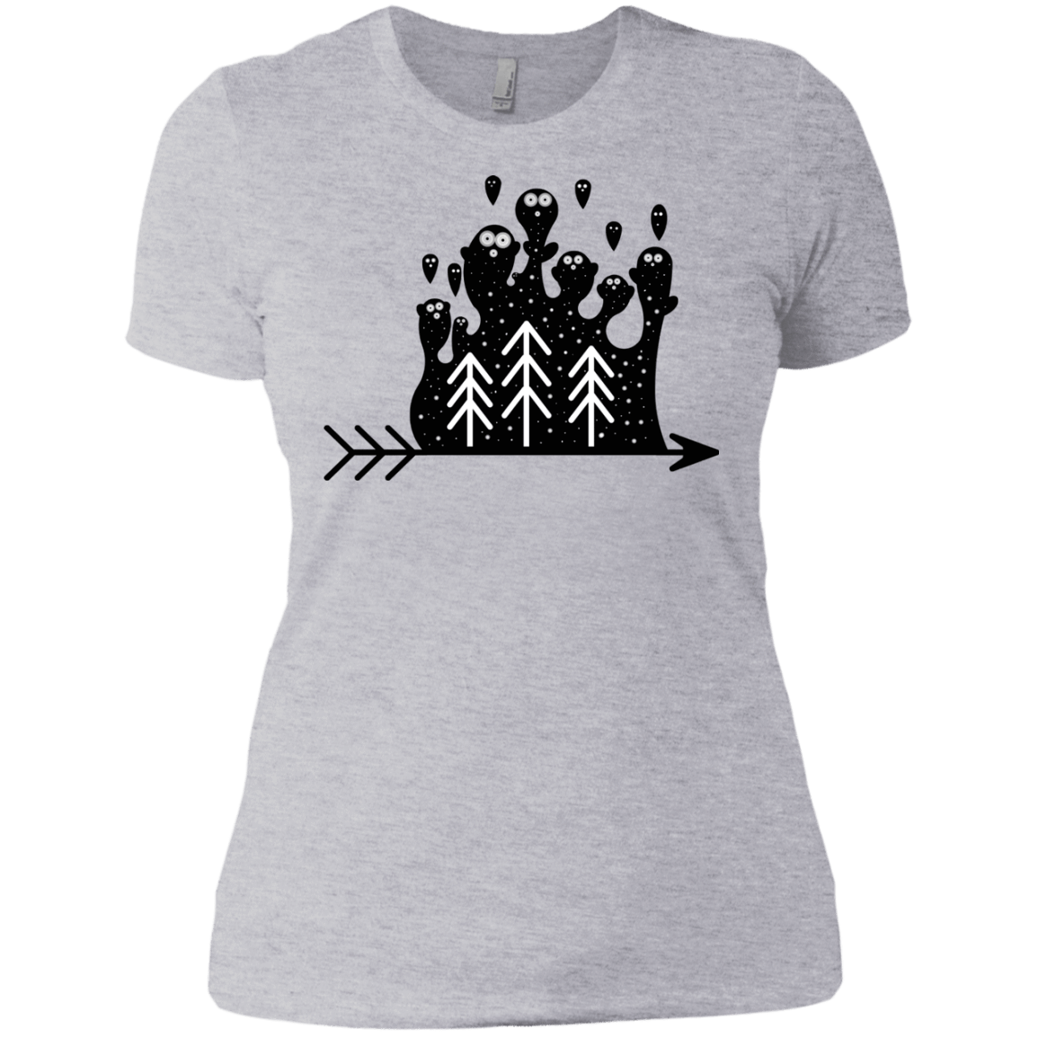 T-Shirts Heather Grey / X-Small Night Creatures Women's Premium T-Shirt