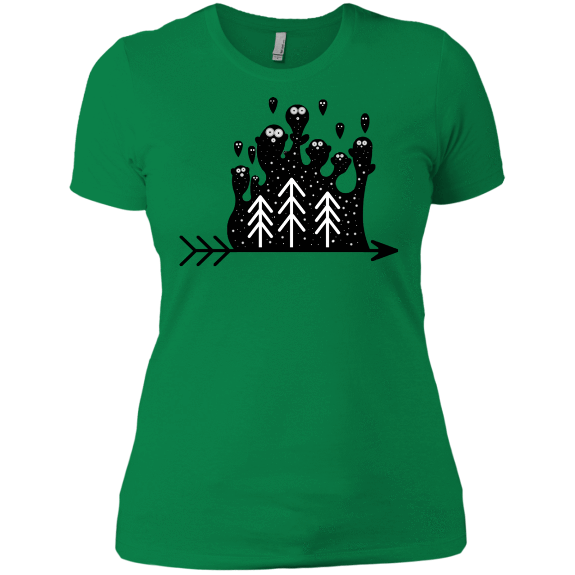 T-Shirts Kelly Green / X-Small Night Creatures Women's Premium T-Shirt