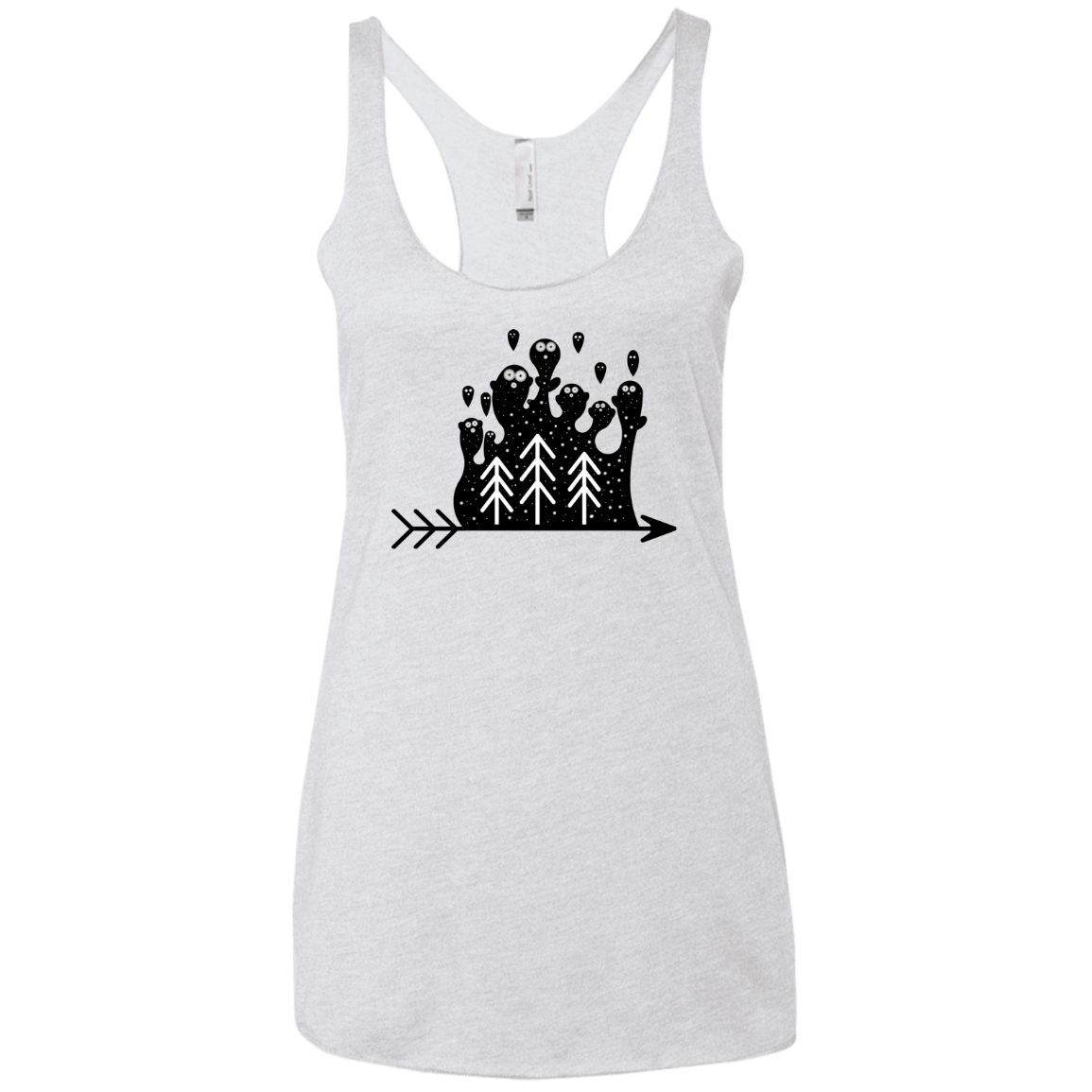 Night Creatures Women's Triblend Racerback Tank