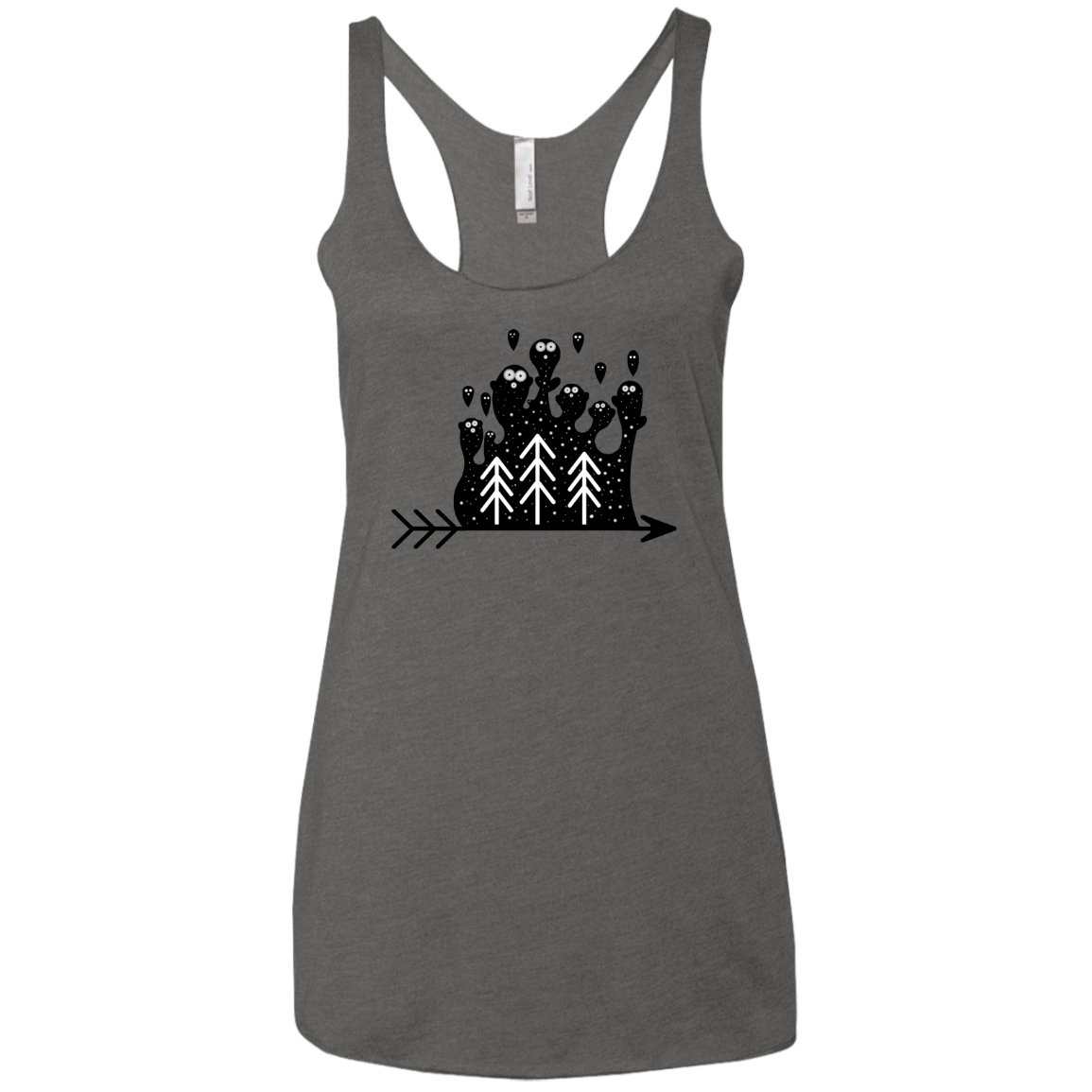Night Creatures Women's Triblend Racerback Tank