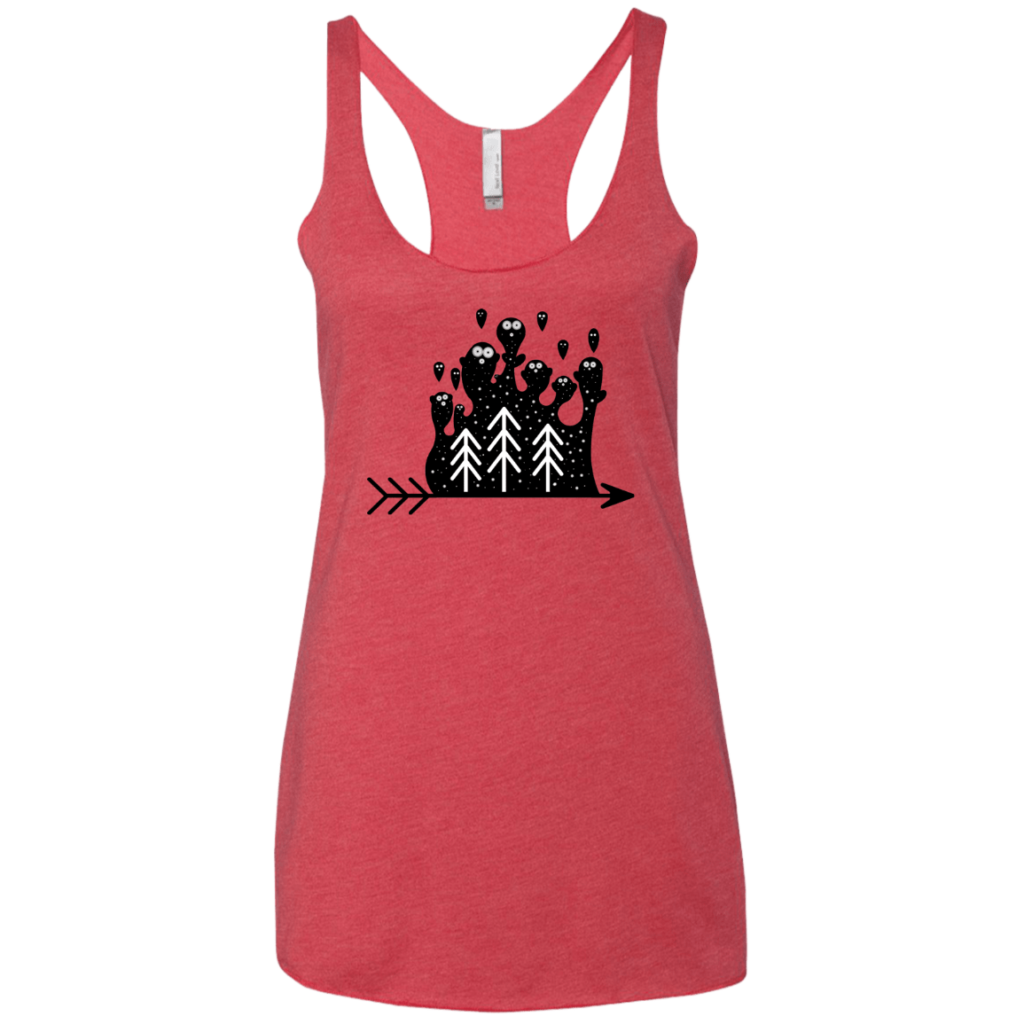 Night Creatures Women's Triblend Racerback Tank