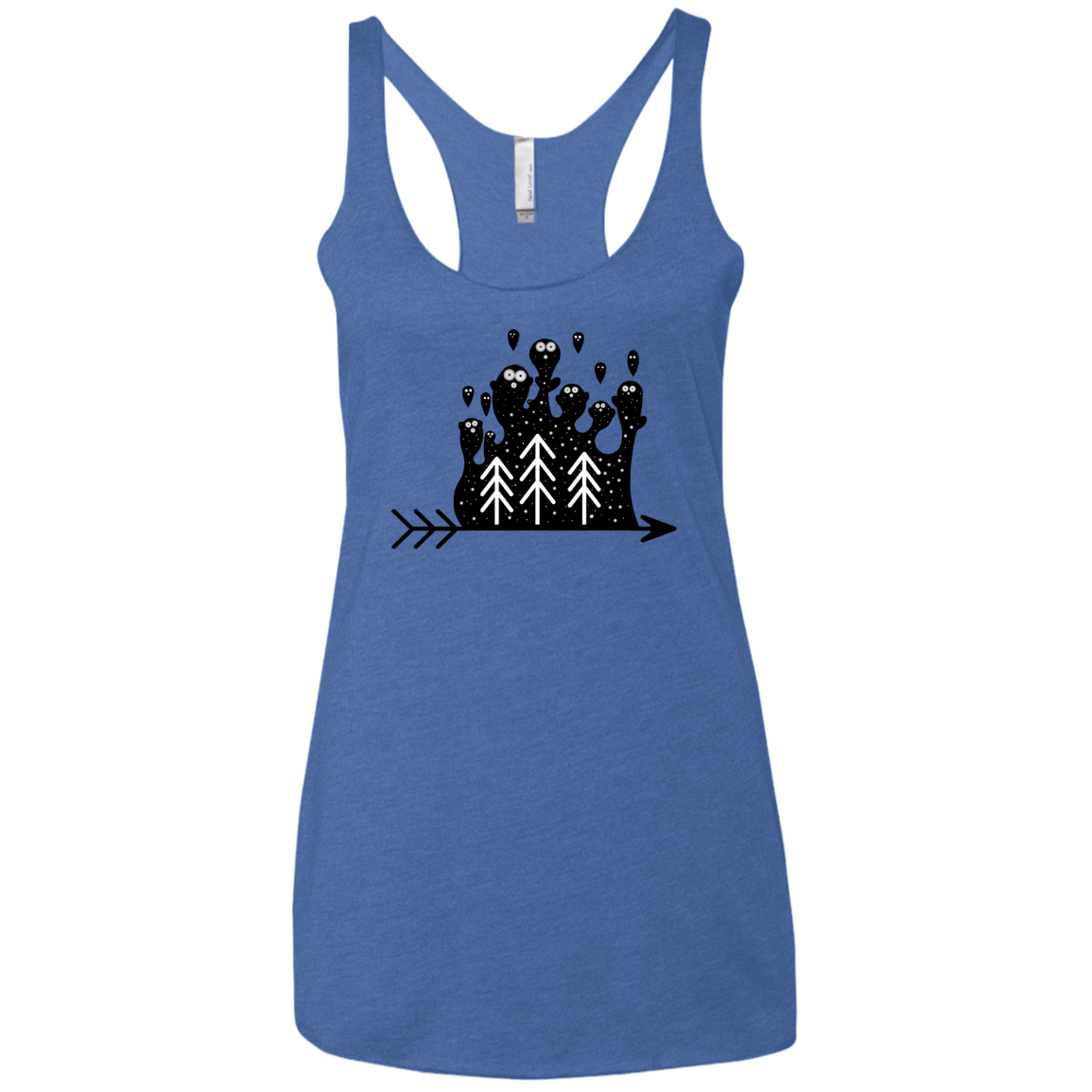 Night Creatures Women's Triblend Racerback Tank