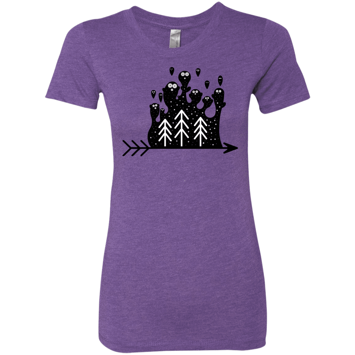 T-Shirts Purple Rush / S Night Creatures Women's Triblend T-Shirt