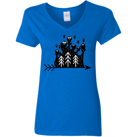 T-Shirts Royal / S Night Creatures Women's V-Neck T-Shirt