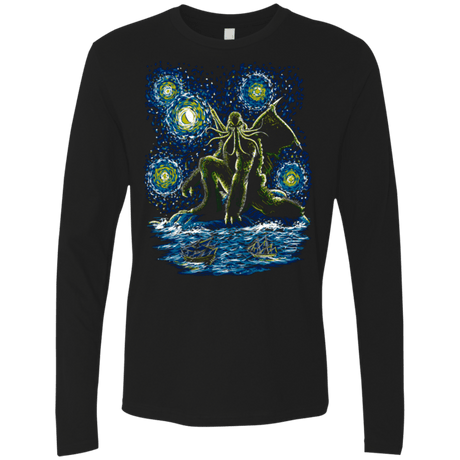 T-Shirts Black / Small Night of Cthulhu Men's Premium Long Sleeve