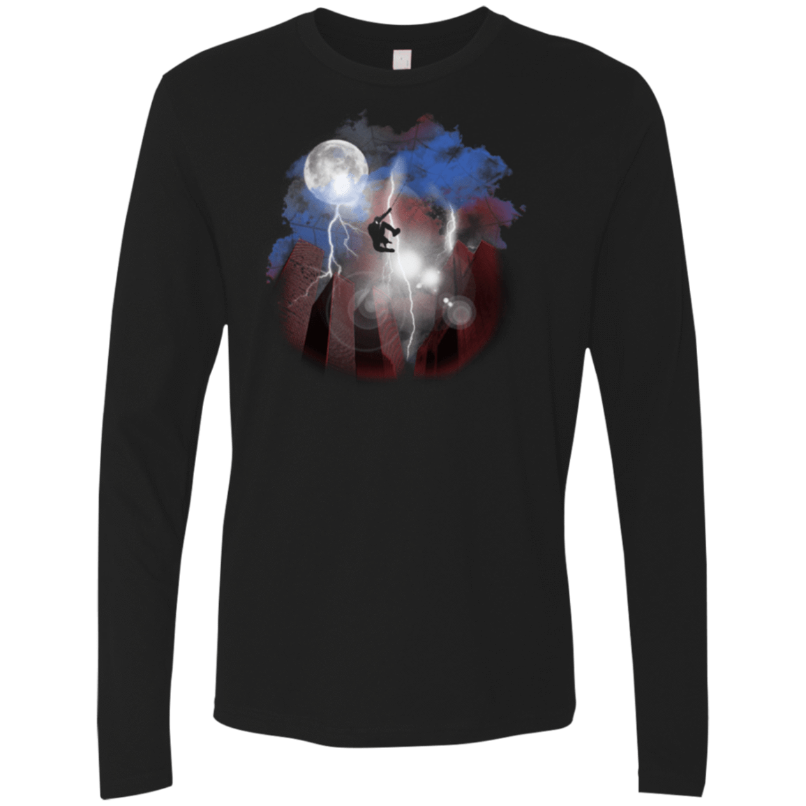 T-Shirts Black / Small Night of The Spider Men's Premium Long Sleeve