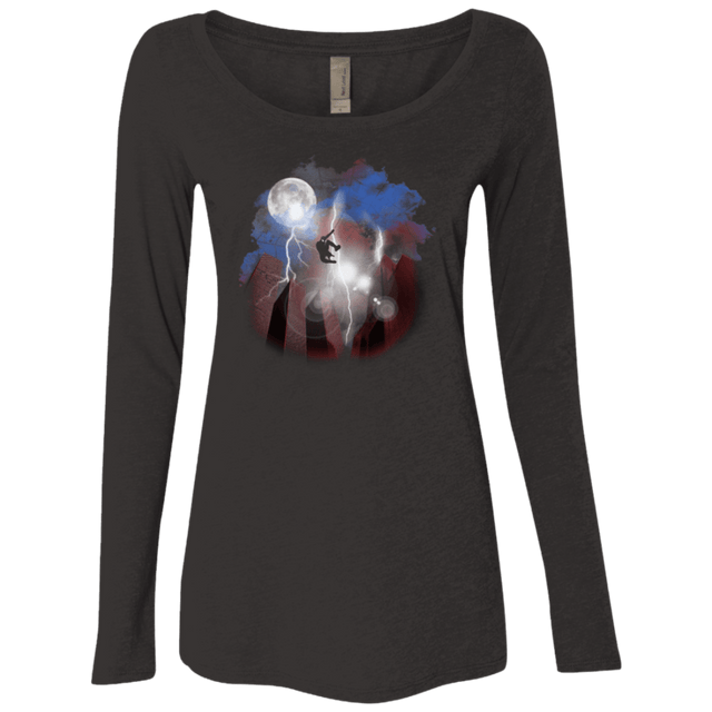 T-Shirts Vintage Black / Small Night of The Spider Women's Triblend Long Sleeve Shirt