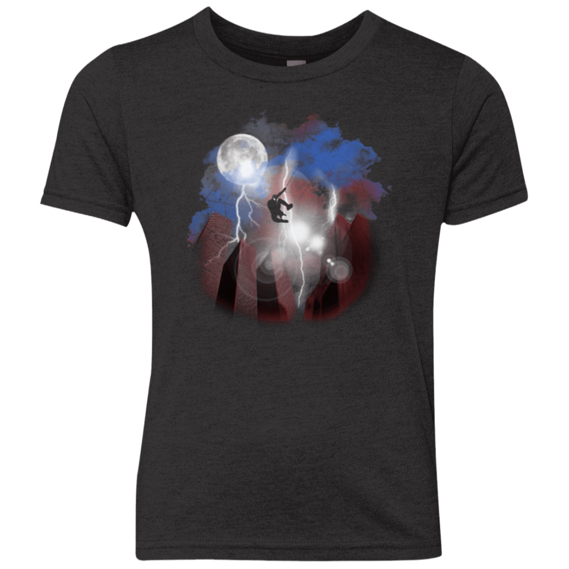 T-Shirts Vintage Black / YXS Night of The Spider Youth Triblend T-Shirt